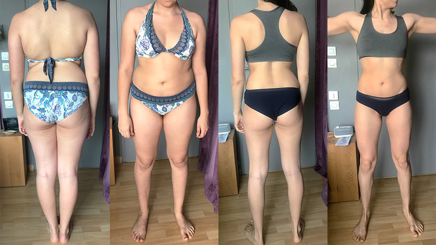 Transformation physique femme 30 ans