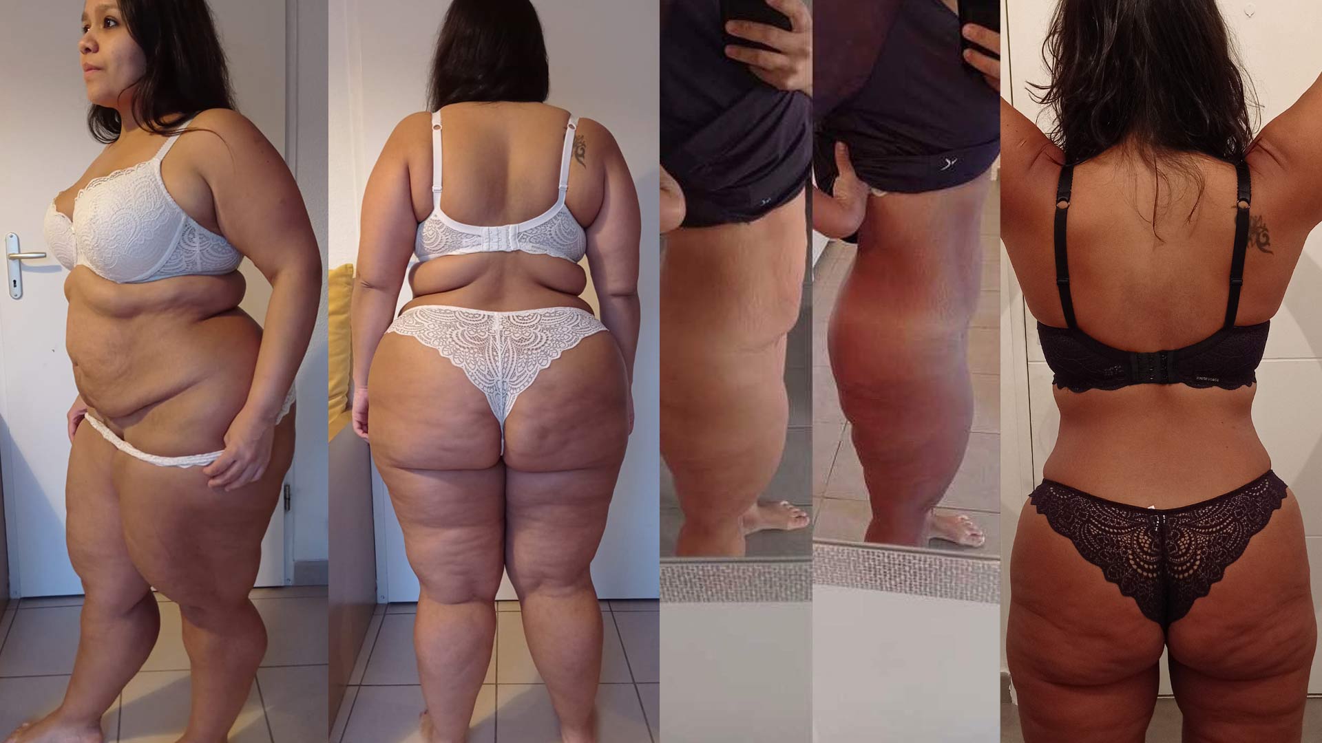 Perte de poids extrême d'Elodie grâce au fitness