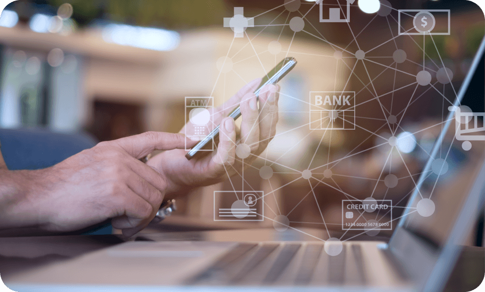 Smartphone and hands