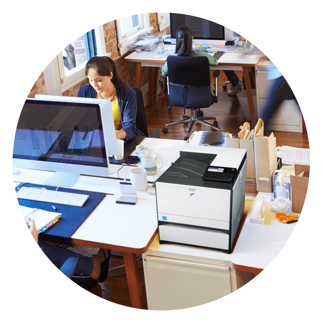 sharp desktop printer