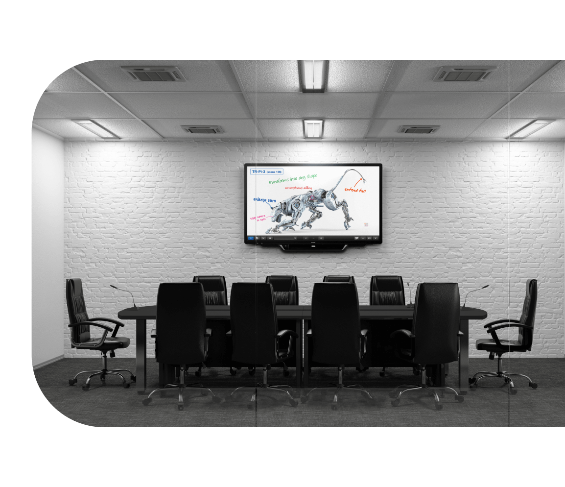 business sharp aquos board