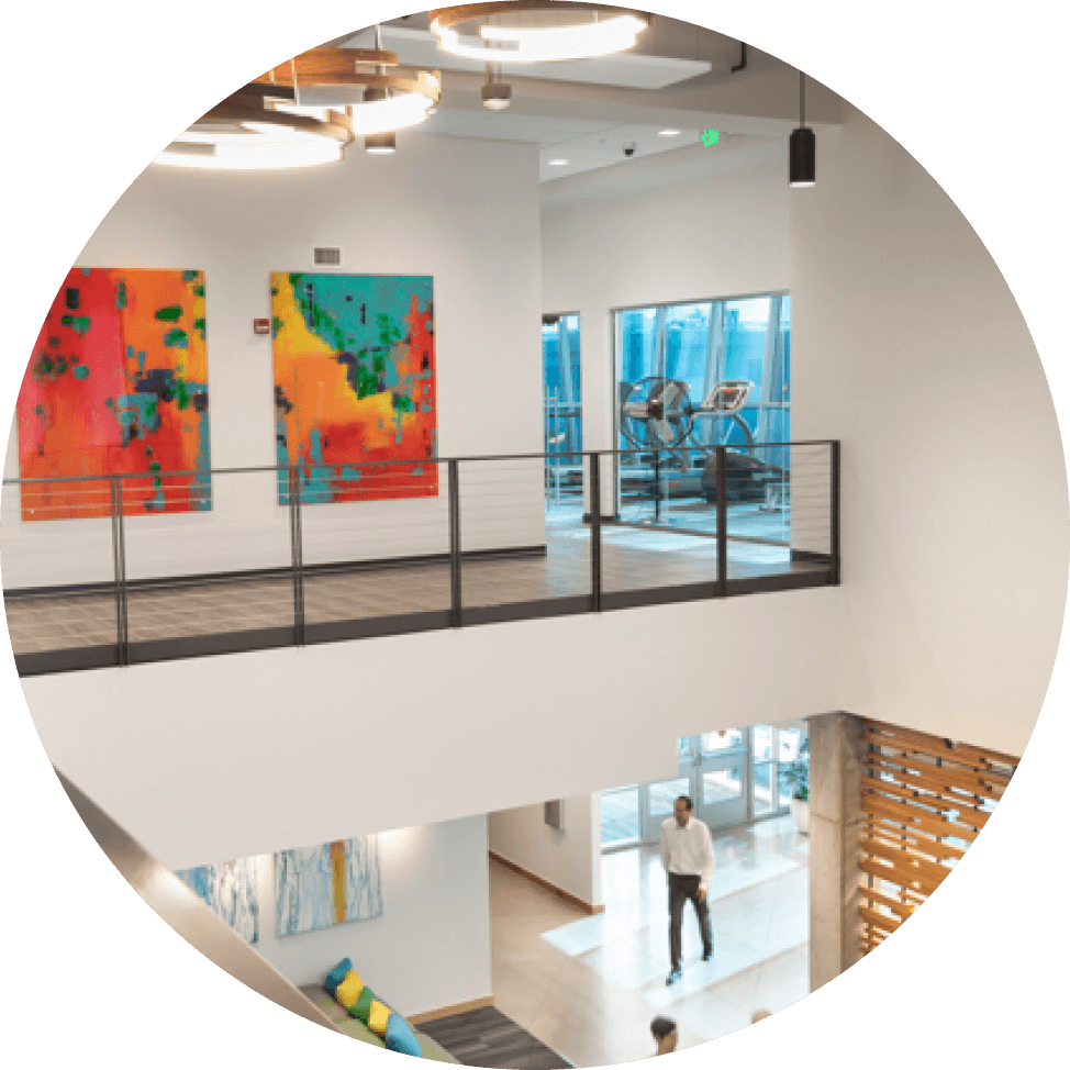 Bright office