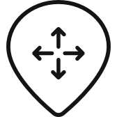 Map icon representing direction