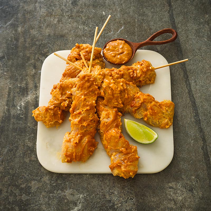 Buy Free Range Chicken Breast Skewers Satay x 6 Online In Melbourne