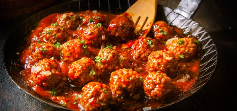 beef meatballs dish