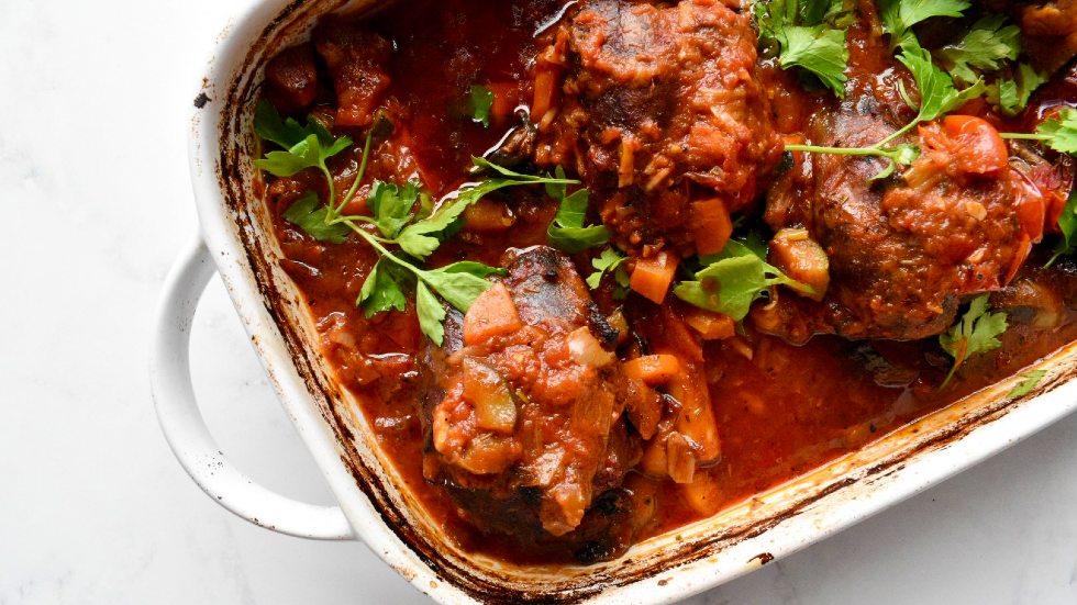 Slow Cooked Lamb Shanks