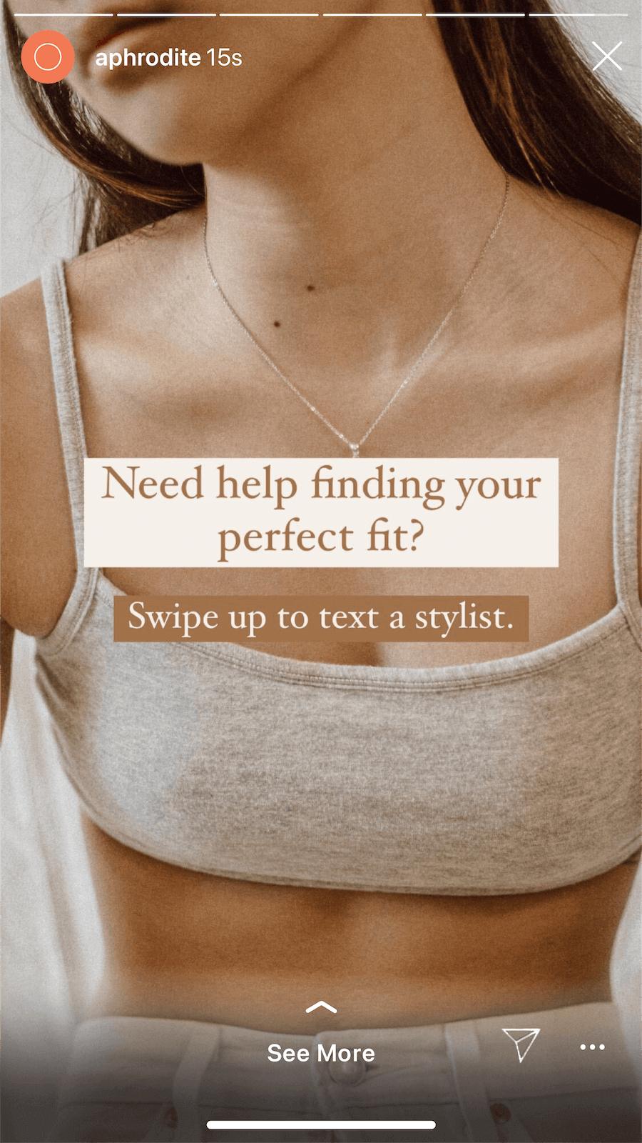 Using a texting phone number in an Instagram CTA