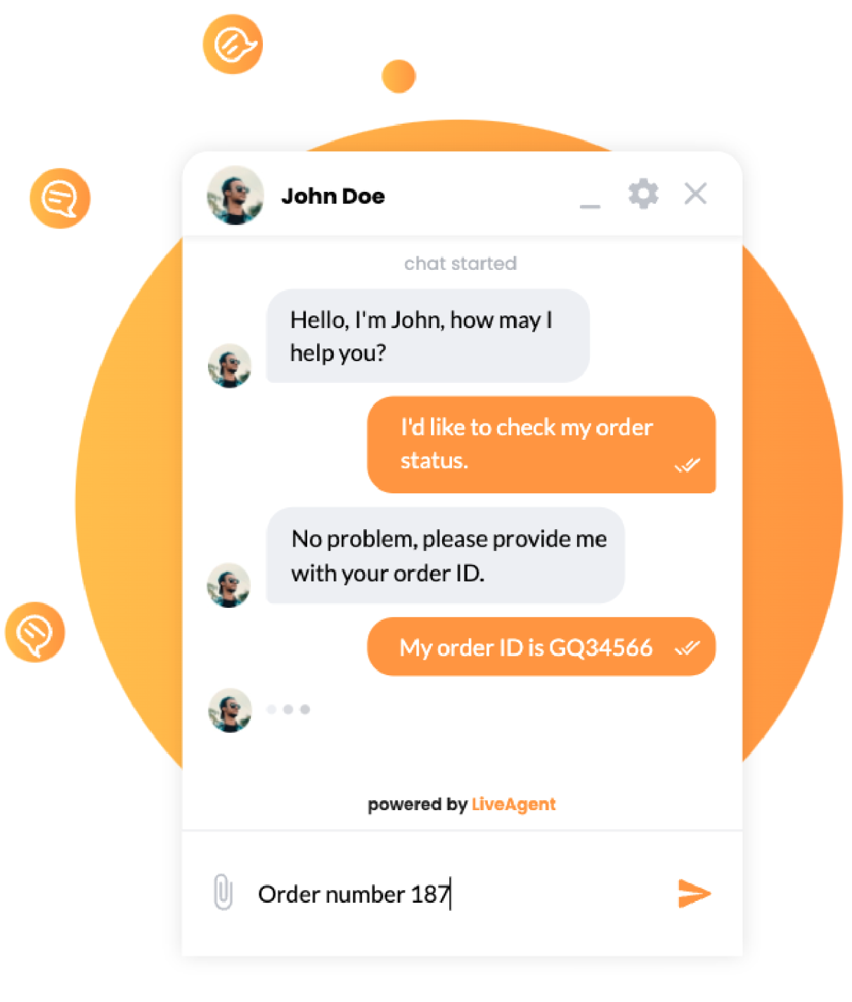 LiveAgent chatbox
