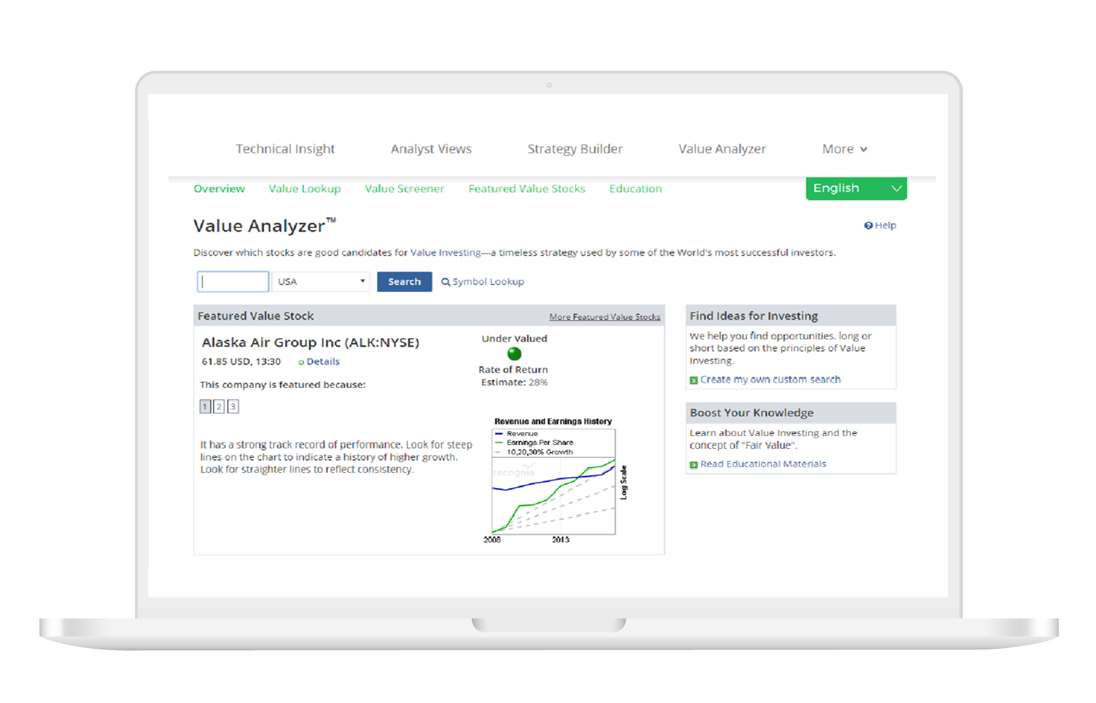 Using Value Analyzer to understand "Fair Value"