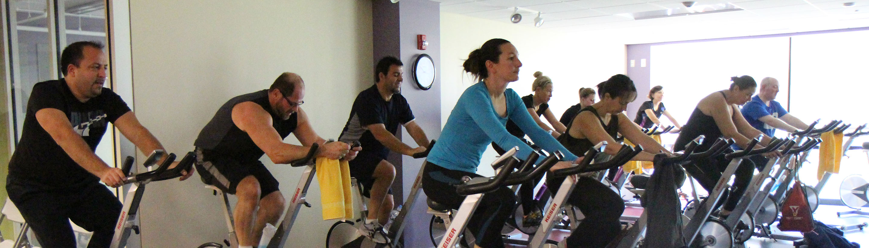 Schaumburg Park District gets funky with 60’s themed cycling class