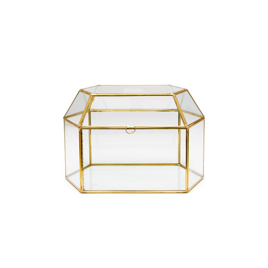 Gold Terrarium Card Box
