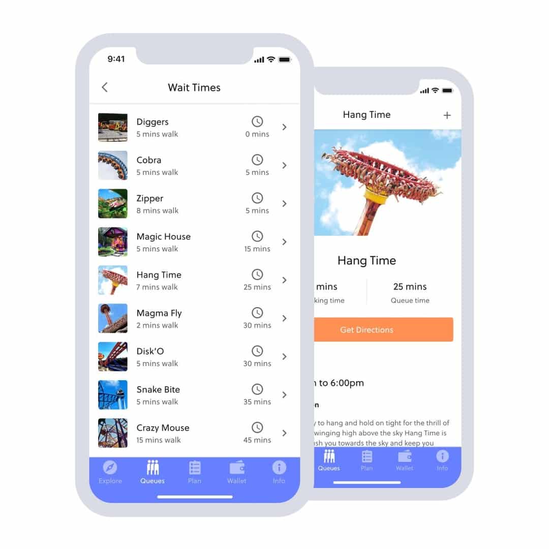 Live Ride Updates & Wait Times Attractions.io