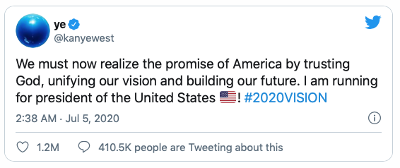 Wird Der Nachste Us Prasident Ein Rapper Sein Neben Kanye Haben Diese Kunstler Innen Ihre Kandidatur Angekundigt Lyrics Magazin