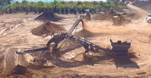 sand from a victoria quarry