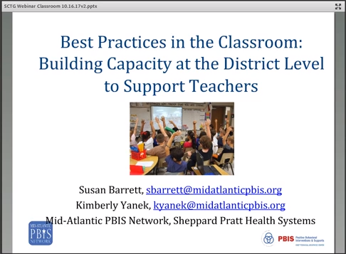 Center on PBIS | Video: Best Practices in the Classroom: Building ...
