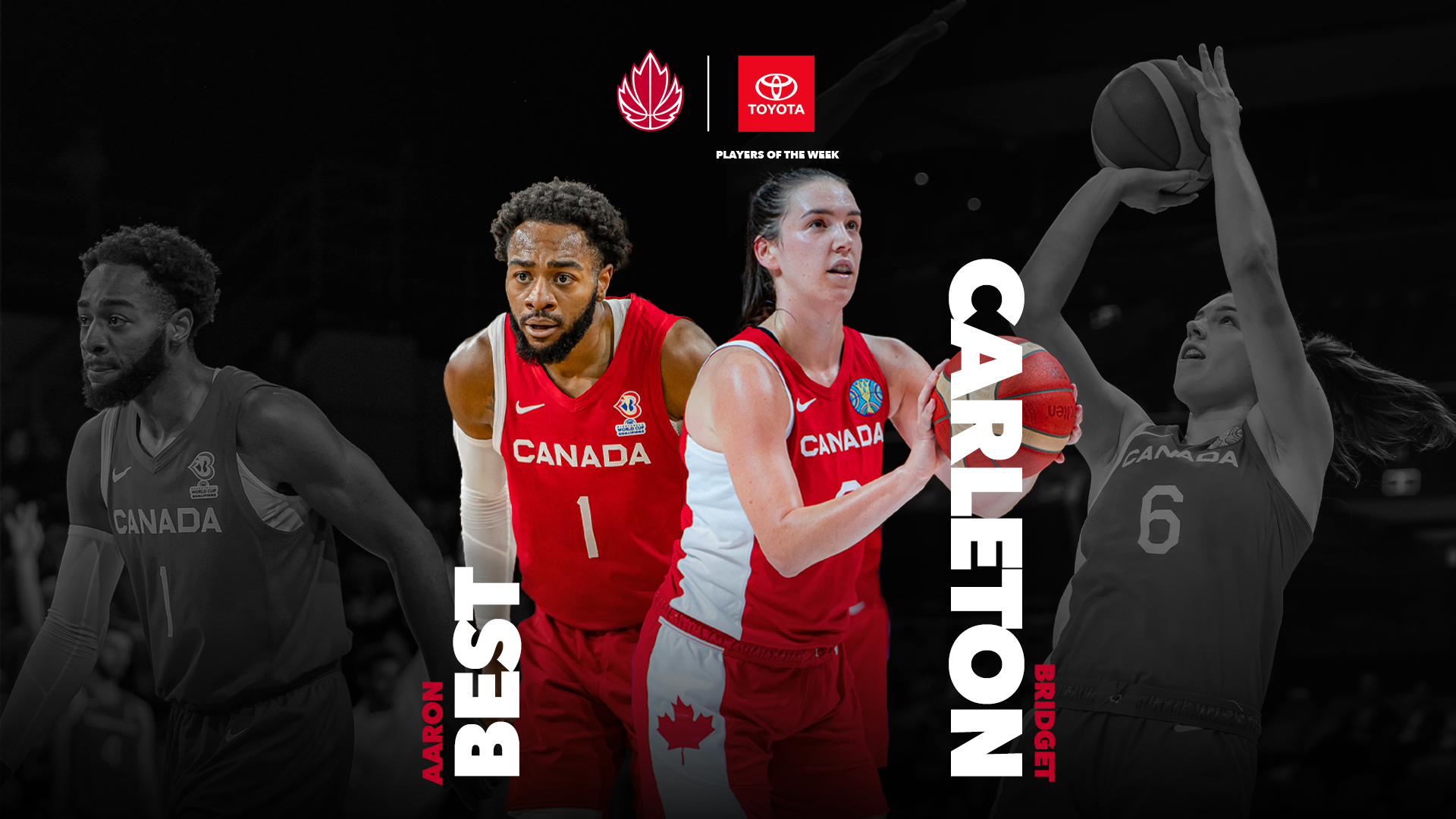 Best, Carleton named Toyota Canada Players of the Week
