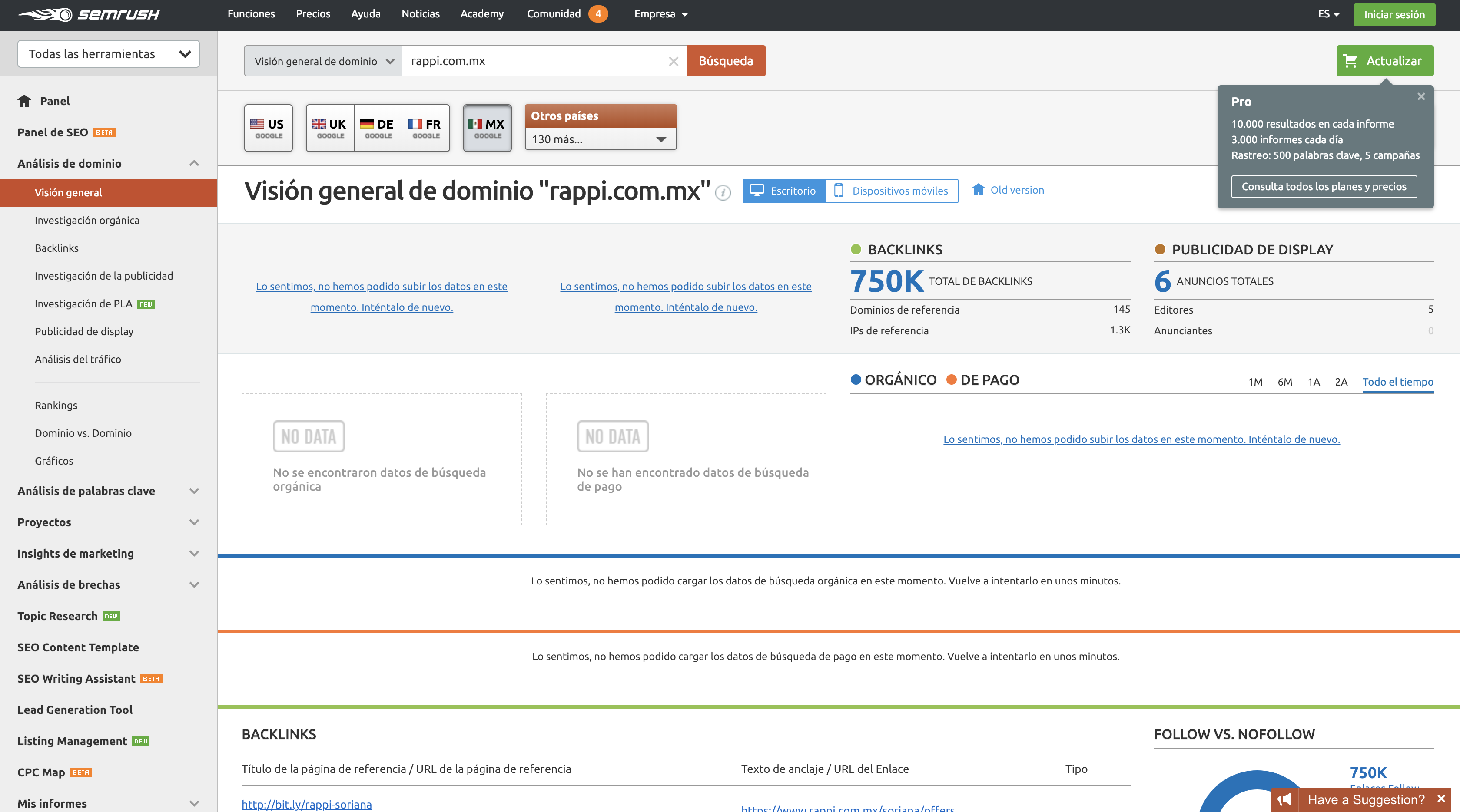 herramientas para investigar a tu competencia