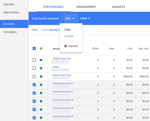 nuevas funciones de AdWords