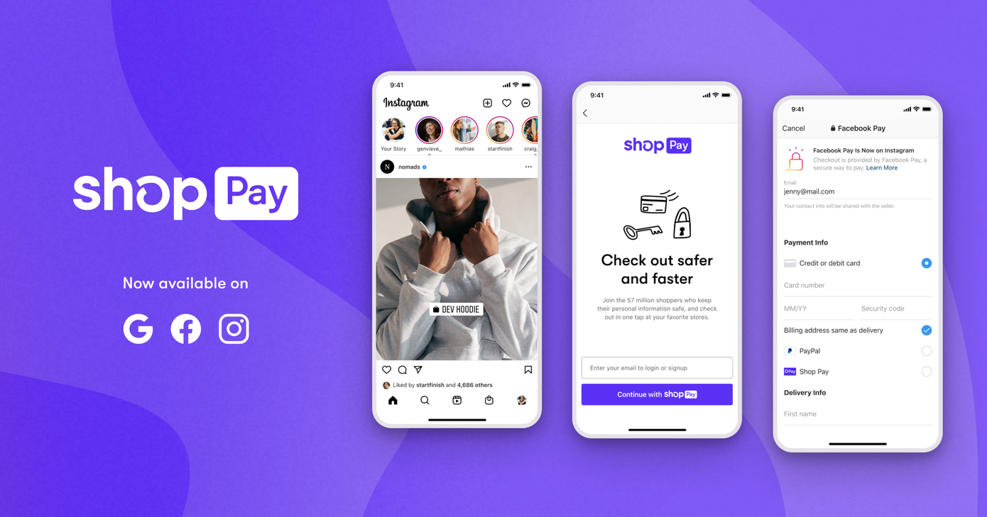 Shopify expande su pago con un clic, Shop Pay, a cualquier comerciante en Facebook o Google | Interactivity / Agencia de Marketing Online