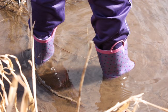7. wet wellie wander take a challenge