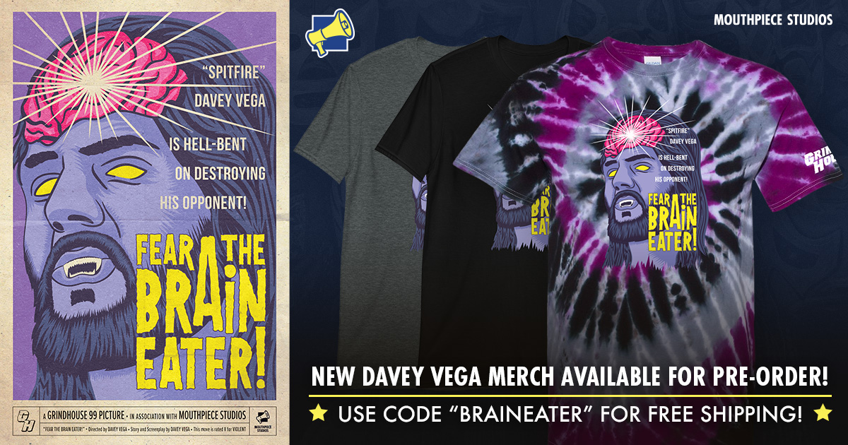 Fear the Brain Eater! Merchandise Mouthpiece Merch Table