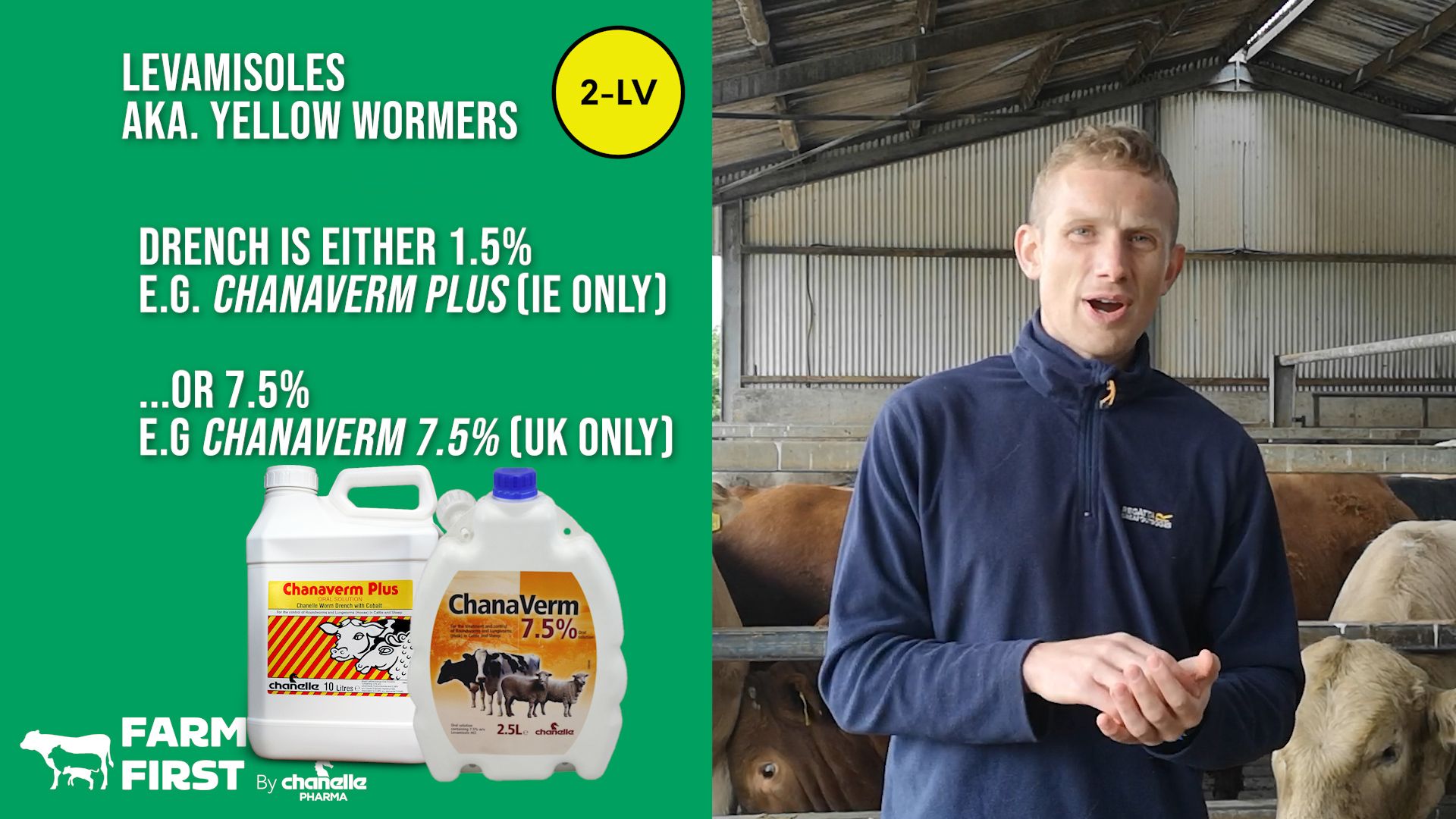 Wormer Classes for Cattle and Sheep - Yellow Wormers