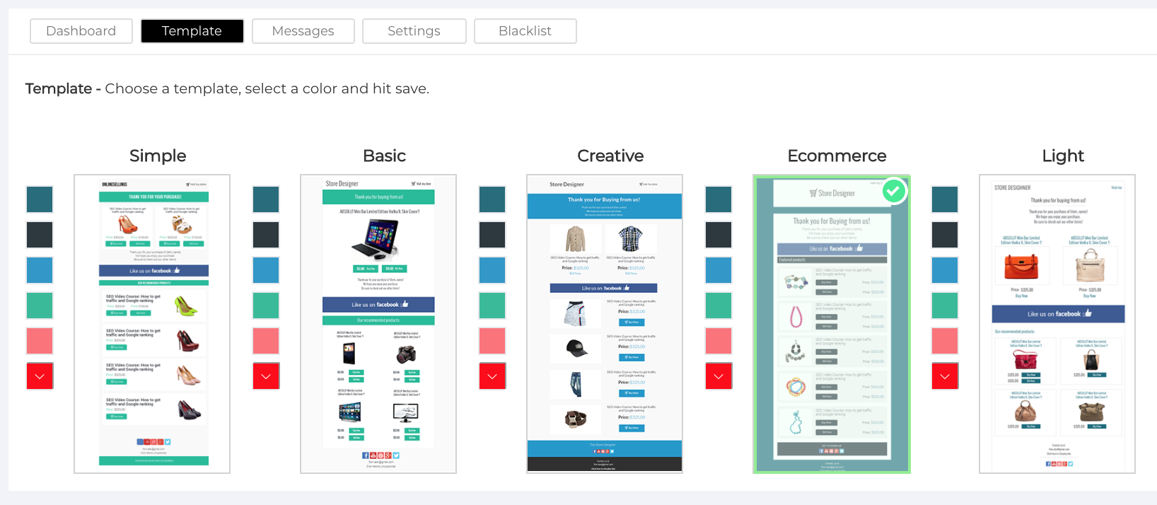 thank you emails templates from 3dsellers