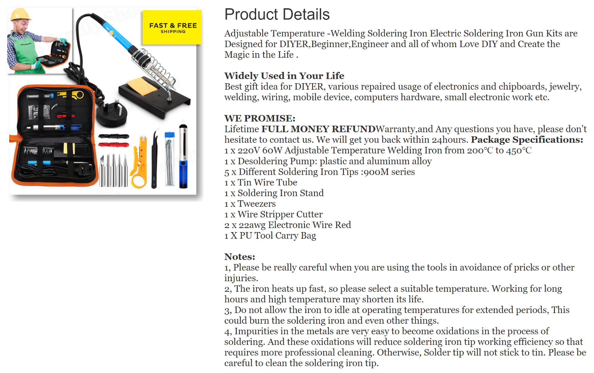 ebay listing example