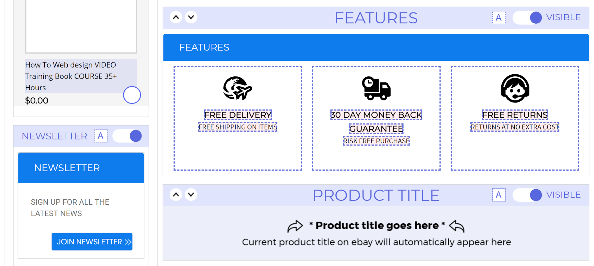 easy ebay seller disclaimer examples