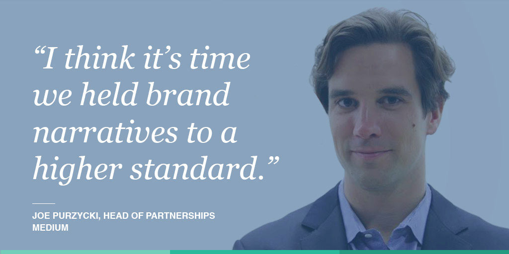 Joe Purzycki, Medium's head of partnerships
