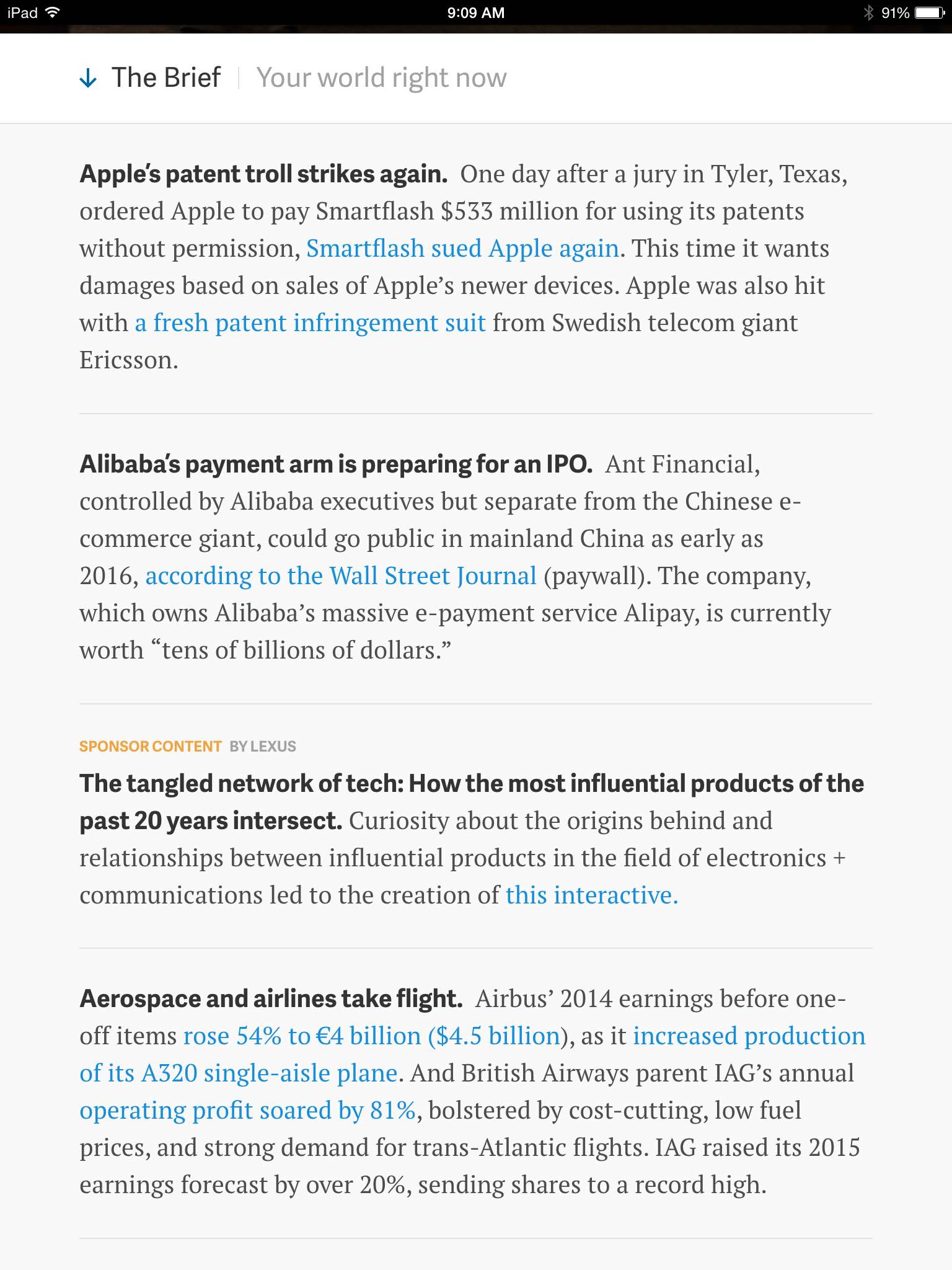 Quartz Native Ad Strategy Includes Sponsor Content In The Feed