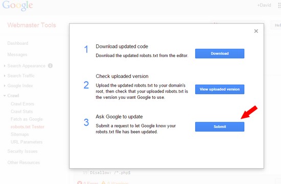 mobile friendly changes to robots.txt