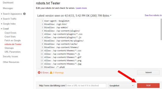 robots.txt tester