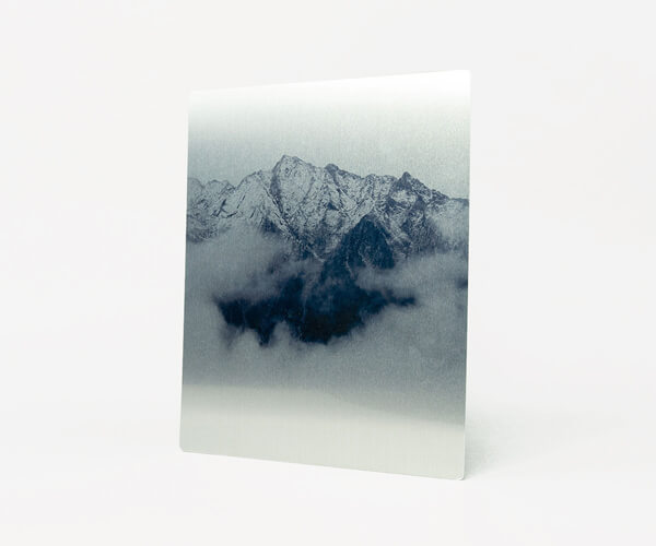 Sublimation on metal panel / clear gloss finish