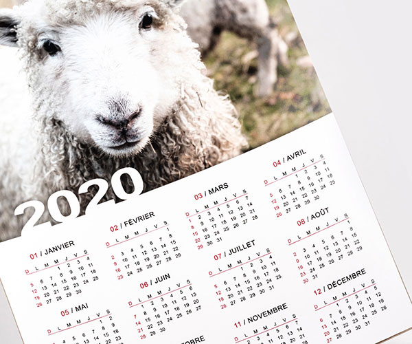 Calendriers muraux