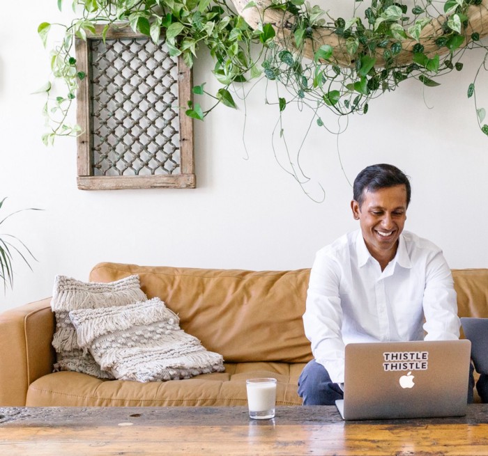 CEO and co-founder of thistle, Ash Cheriyan