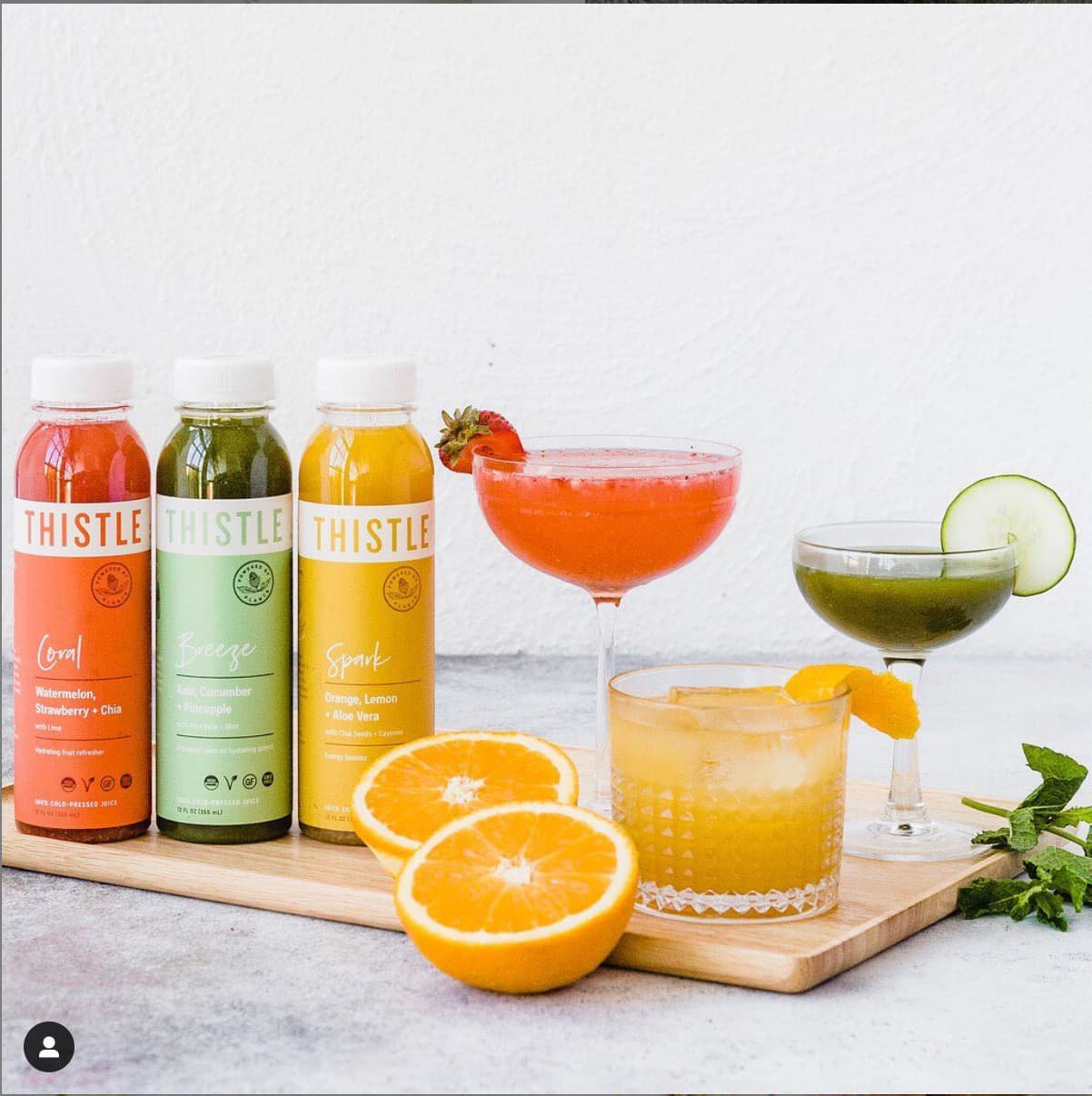 Raise Your Glass with Thistle Juice Cocktails