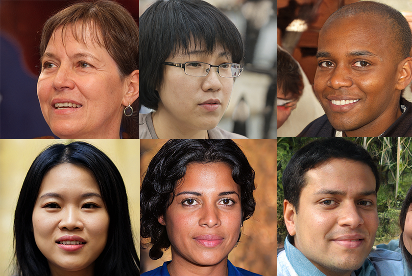 synthetic image of human faces