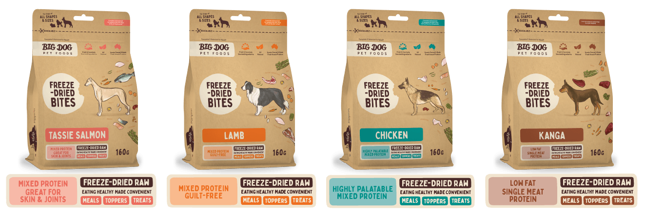Freeze-dried bites