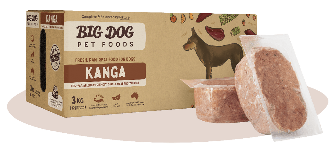Kangaroo Low Allergy, Single Protein Raw Diet Products Big Dog Pet Foods