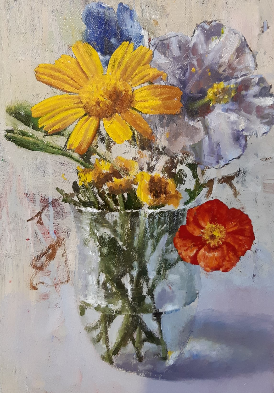 La Vida (with Crowned Chrysanthemum and erased Hibiscus flower)