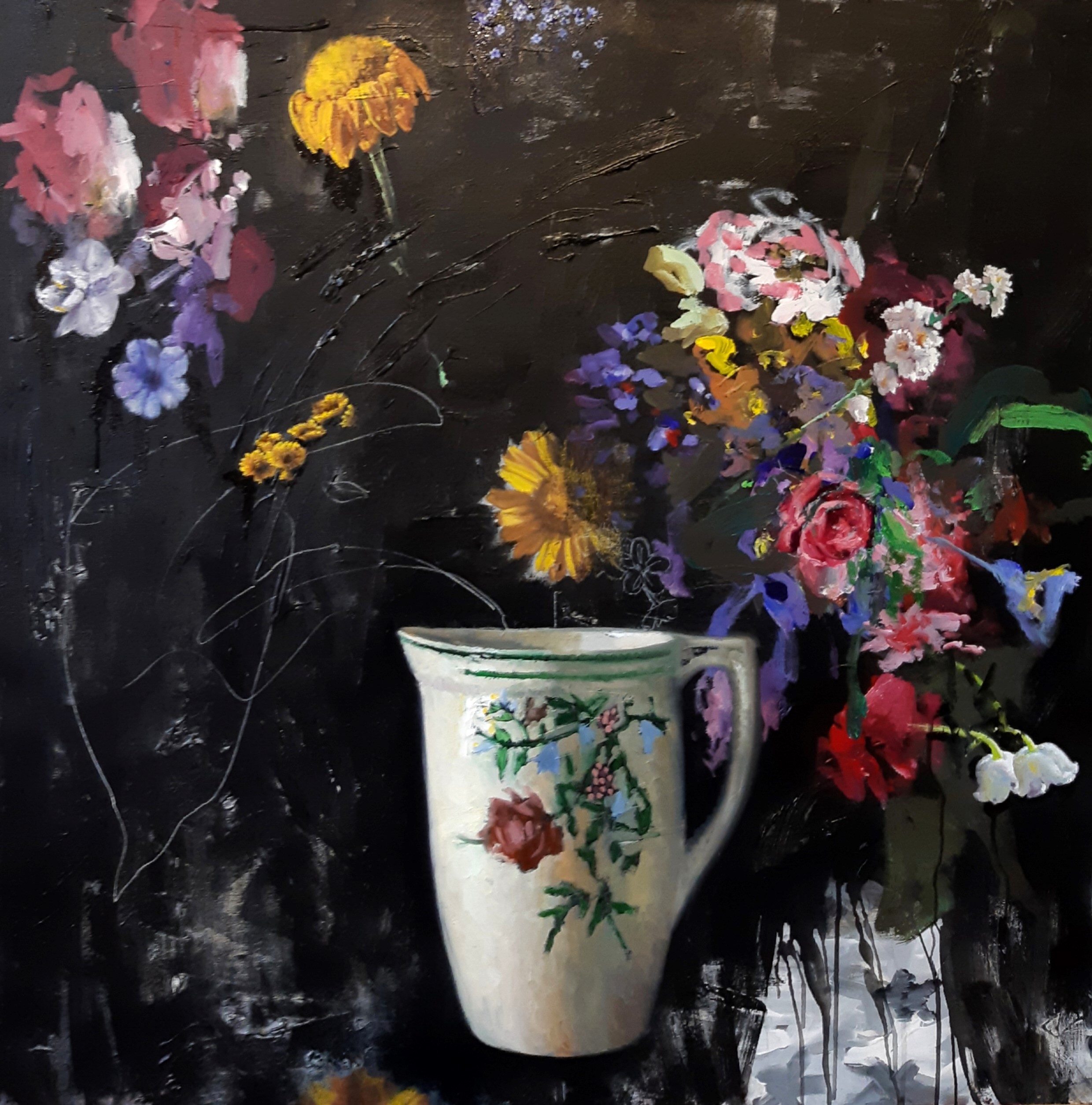 La Vida (with Chrysanthemum and Orchid)