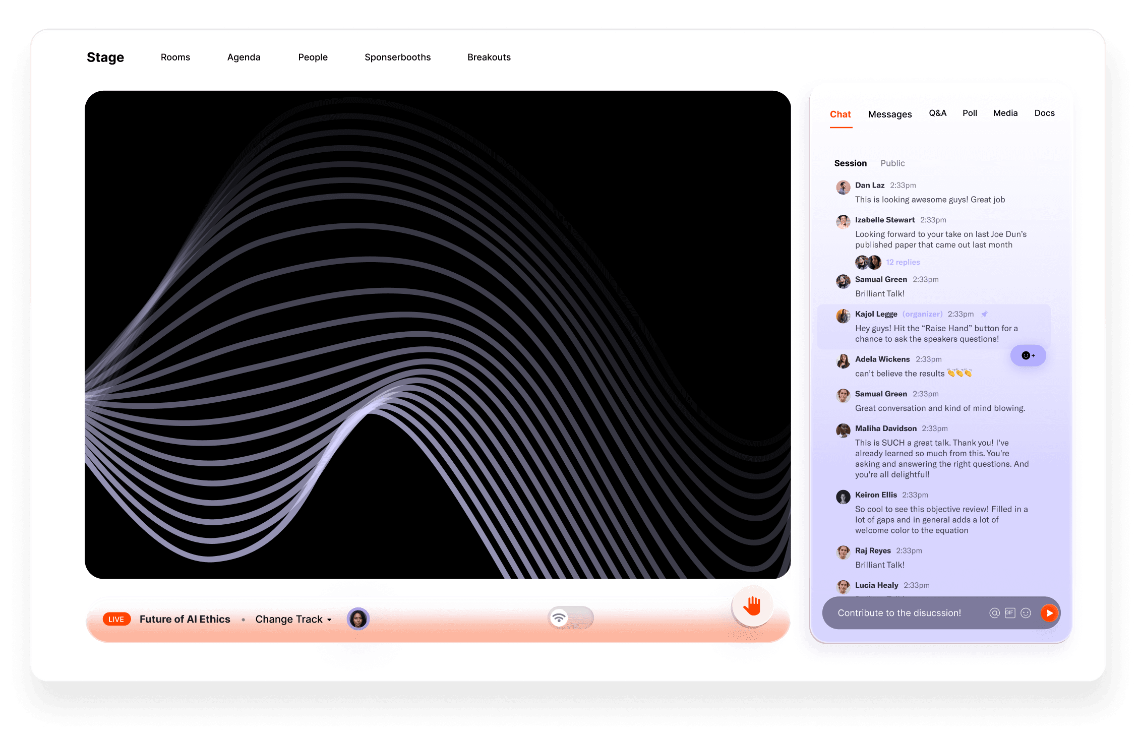Run virtual & hybrid events that