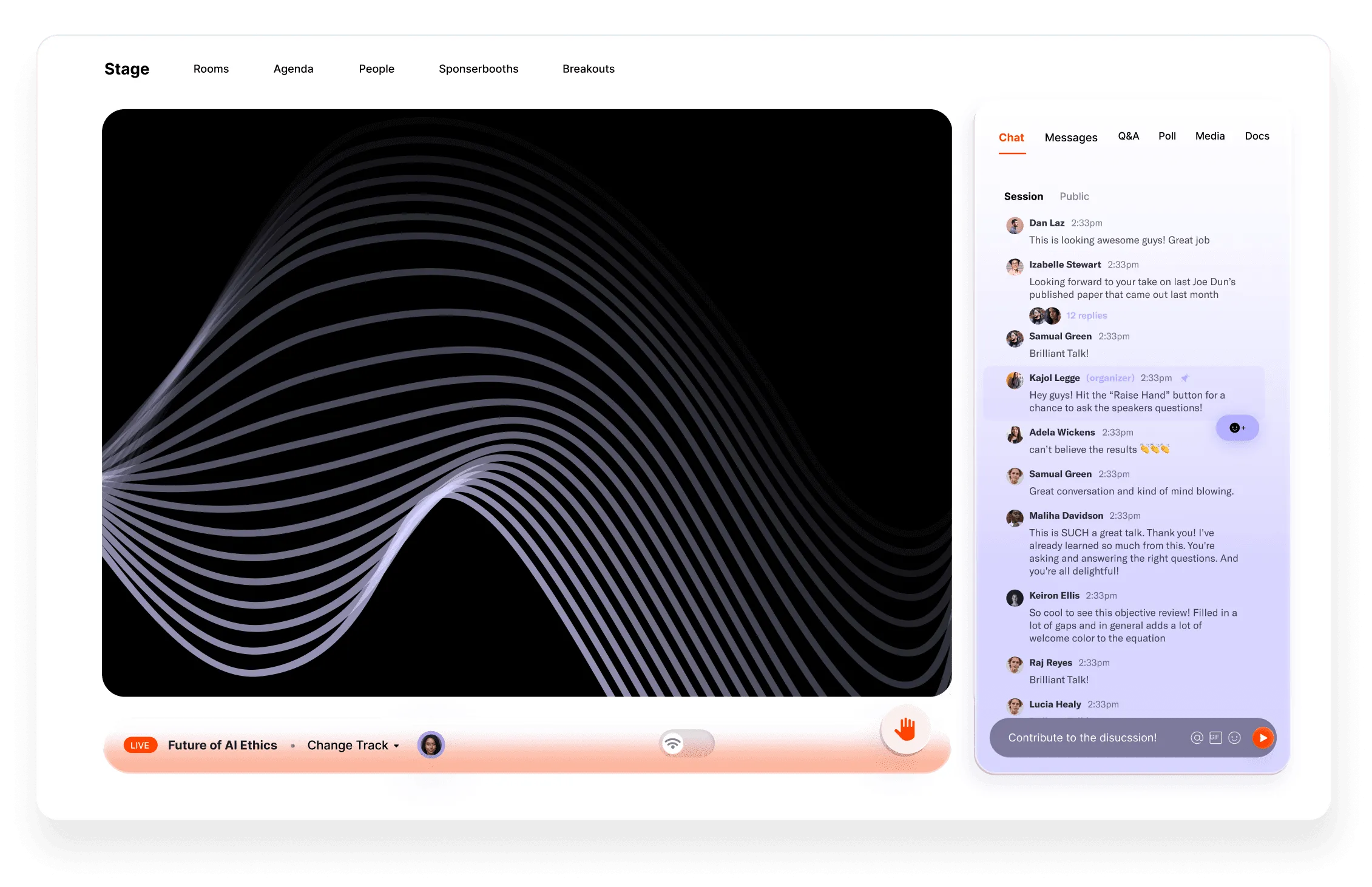 Run virtual & hybrid events that