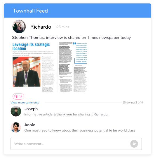 company intranet
