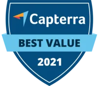 Capterra badge.