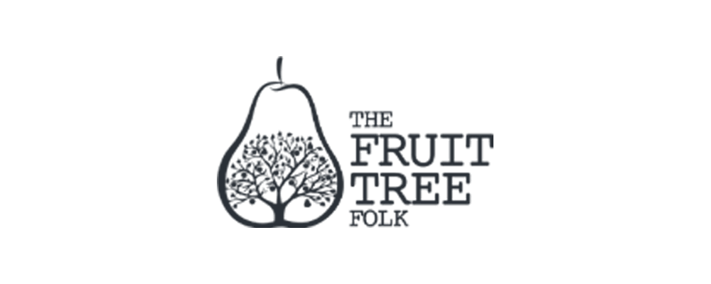 Fruit tree folk logo