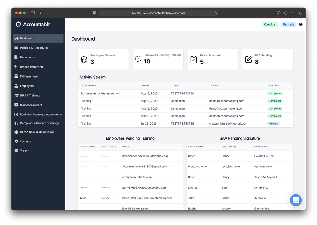 HIPAA Compliance Software Demo | HIPAA Made Easy