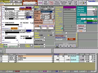 Actually photo of typical M2M Cellular User Interface
