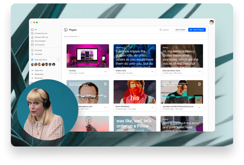 Green Screen Video Editor Descript